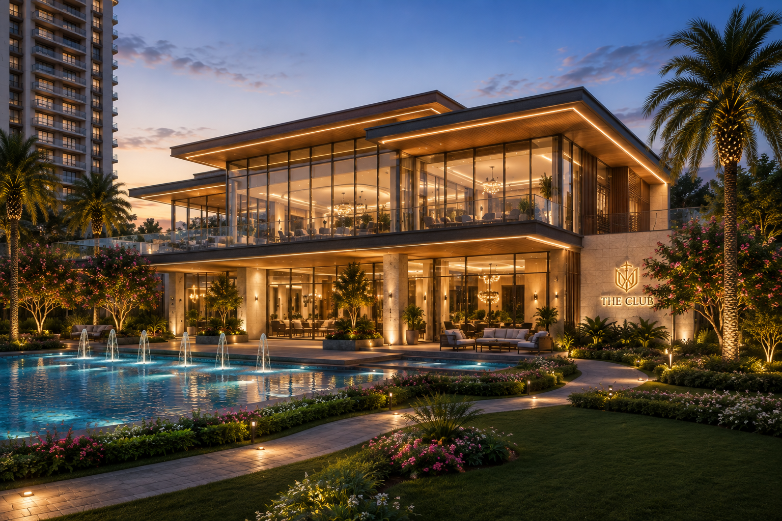 Ashtech Presidential Towers clubhouse